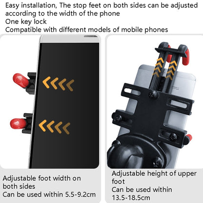 ขายึดโทรศัพท์มือถือระบบนำทางโลหะสำหรับรถจักรยานยนต์สไตล์:, Rearview Mirror Installation (Anti-theft), Rearview Mirror Installation (Hand Twist), Thin Tube Fixation (Anti-theft), Thin Tube Fixation (Hand Twist), Handle Installation (Anti-theft)         ...