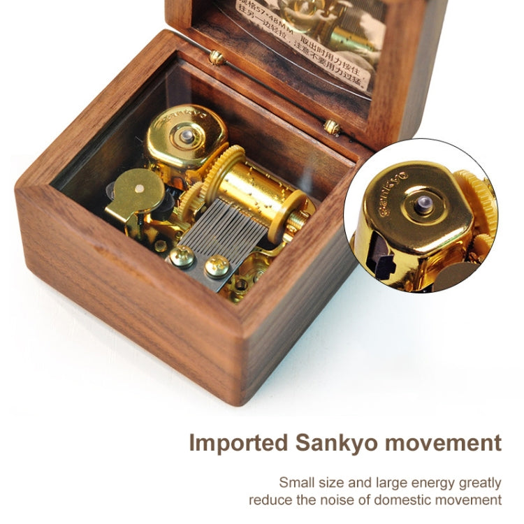 กรอบสไตล์กล่องดนตรีกล่องดนตรีไม้ของขวัญวันวาเลนไทน์แปลกใหม่,สไตล์:, Walnut Gold-Plated Movement, Maple Gold-Plated Movement, Rosewood Gold-Plated Movement, Maple Red-Bronze Movement, Walnut Red-Bronze Movement, Rosewood  Red-Bronze Movement