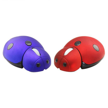 CM0184 3000 DPI 3-keys Mini Ladybug เมาส์ไร้สาย 2.4G เมาส์ไร้สายส่วนบุคคล