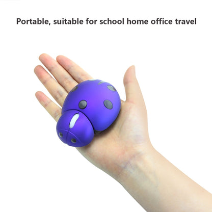 CM0184 3000 DPI 3-keys Mini Ladybug เมาส์ไร้สาย 2.4G เมาส์ไร้สายส่วนบุคคล
