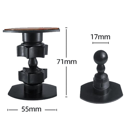 มินิกล้องGimbal Bracketเดสก์ท็อปโทรศัพท์มือถือBracket Recorderวงเล็บรถ, Dual Attachment Mount, 1/4 Screw Connector for GoPro, Magnet Paste for Phones