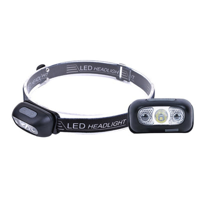 เซ็นเซอร์อัจฉริยะกลางแจ้ง USB ไฟหน้า LED แบบพกพาแสงที่แข็งแกร่งไฟหน้าวิ่งกลางคืน, Black 3W 100LM, White 3W 100LM, Orange 3W 100LM, White 5W 140LM, Orange 5W 140LM