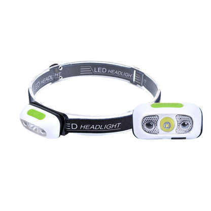เซ็นเซอร์อัจฉริยะกลางแจ้ง USB ไฟหน้า LED แบบพกพาแสงที่แข็งแกร่งไฟหน้าวิ่งกลางคืน, Black 3W 100LM, White 3W 100LM, Orange 3W 100LM, White 5W 140LM, Orange 5W 140LM