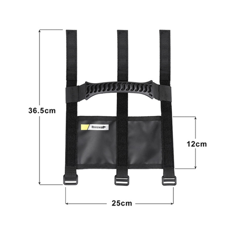 Rhinowalk SK100 สกูตเตอร์สะดวกจับจักรยานทรงตัวสายรัดสำหรับแท่งเส้นผ่านศูนย์กลางต่ำกว่า 7 ซม, SK100