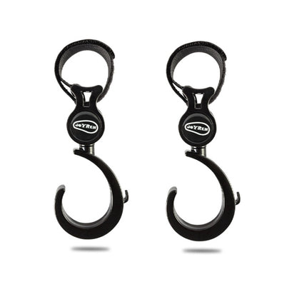 JOYREN 2 ชุดรถเข็นเด็กทารกตะขอกันลื่นและทนทาน, 2 Sets Stroller Hook