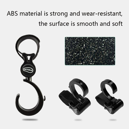 JOYREN 2 ชุดรถเข็นเด็กทารกตะขอกันลื่นและทนทาน, 2 Sets Stroller Hook