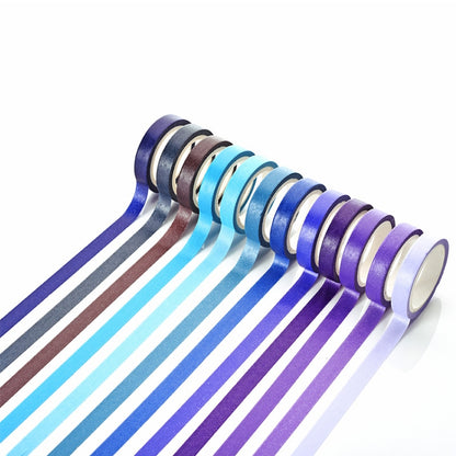 40 สี/ชุด PURE สี Rainbow เทปทำด้วยมือ DIY คู่มือวัสดุ, 40 Colors / Set