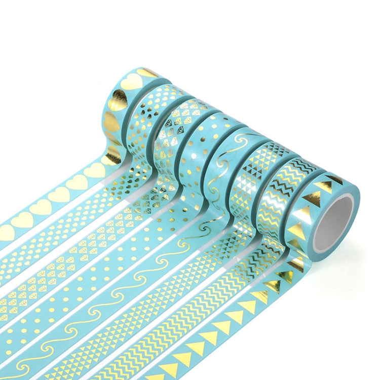 8 ม้วน/ชุด Simple Basic วัสดุกระดาษเทป Hand Ledger ตกแต่งสติกเกอร์, 8 Rolls / Set