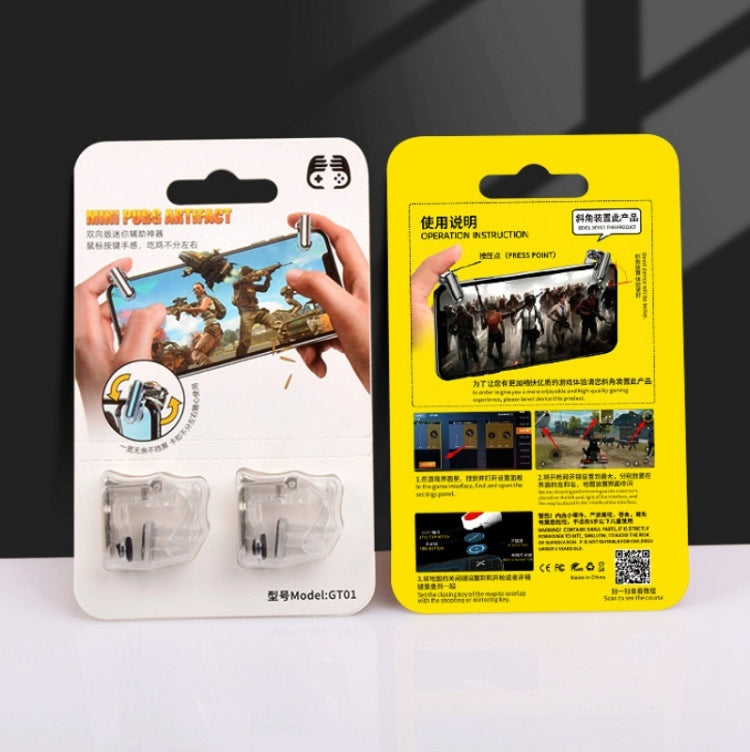 4 Paris GT01 Mini เกมแพดเสริมการถ่ายภาพพร้อมปุ่มสัมผัสเชิงกลแบบโลหะผสม, GT01