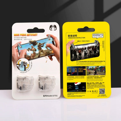 4 Paris GT01 Mini เกมแพดเสริมการถ่ายภาพพร้อมปุ่มสัมผัสเชิงกลแบบโลหะผสม, GT01