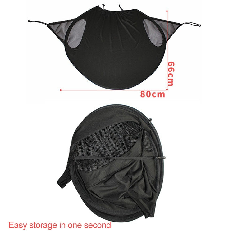 ม่านบังแดดรถเข็นเด็ก โรงเก็บรถเข็นเด็กป้องกันรังสีอัลตราไวโอเลต, Black Waterproof