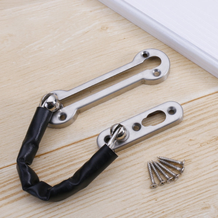 2 PCS หนา Anti-Theft CHAIN สแตนเลสสตีลสลักเกลียวประตูโรงแรมประตูหัวเข็มขัดโซ่ประตู, Large (Silver), Large (Gold), Large (Red Bronze), Large (Green Bronze), Medium (Stainless Steel Color), Large (Black)