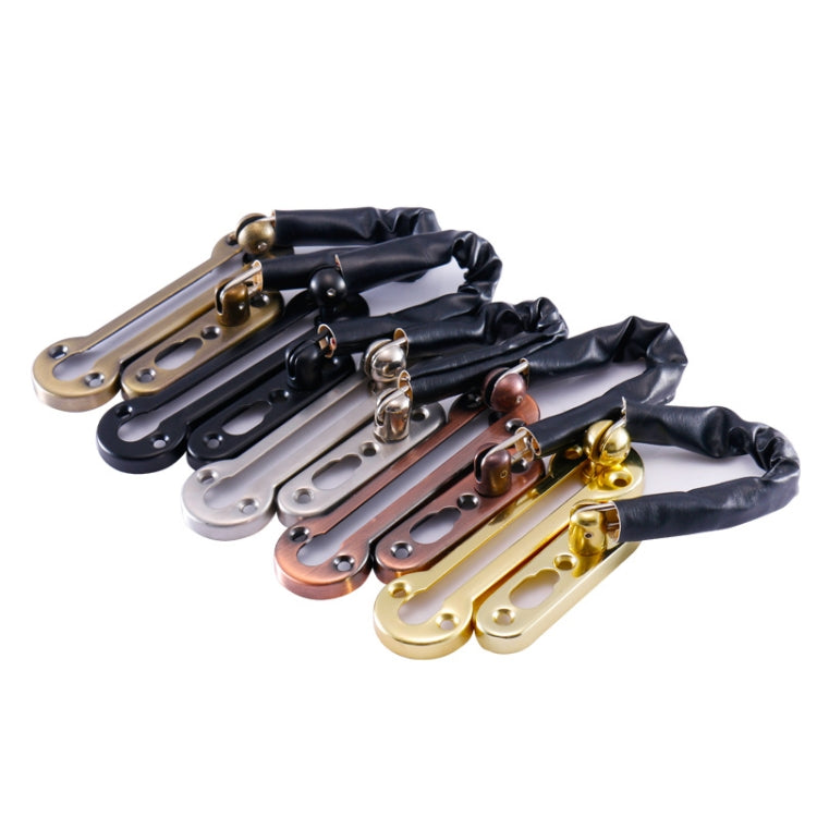 2 PCS หนา Anti-Theft CHAIN สแตนเลสสตีลสลักเกลียวประตูโรงแรมประตูหัวเข็มขัดโซ่ประตู, Large (Silver), Large (Gold), Large (Red Bronze), Large (Green Bronze), Medium (Stainless Steel Color), Large (Black)