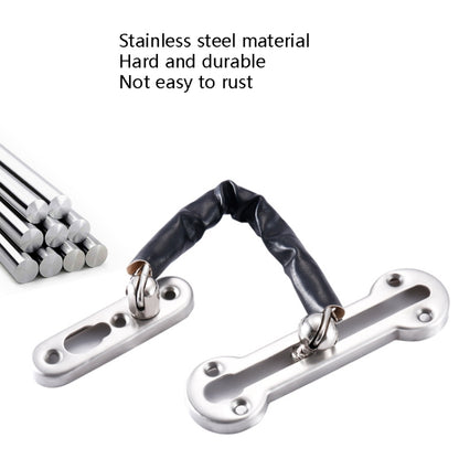 2 PCS หนา Anti-Theft CHAIN สแตนเลสสตีลสลักเกลียวประตูโรงแรมประตูหัวเข็มขัดโซ่ประตู, Large (Silver), Large (Gold), Large (Red Bronze), Large (Green Bronze), Medium (Stainless Steel Color), Large (Black)
