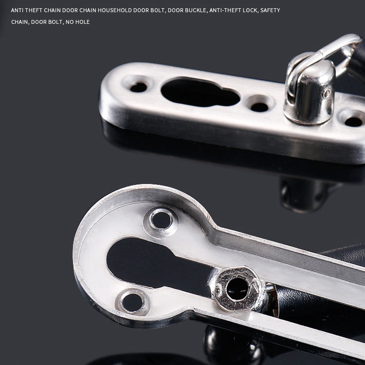 2 PCS หนา Anti-Theft CHAIN สแตนเลสสตีลสลักเกลียวประตูโรงแรมประตูหัวเข็มขัดโซ่ประตู, Large (Silver), Large (Gold), Large (Red Bronze), Large (Green Bronze), Medium (Stainless Steel Color), Large (Black)