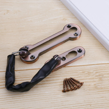 2 PCS หนา Anti-Theft CHAIN สแตนเลสสตีลสลักเกลียวประตูโรงแรมประตูหัวเข็มขัดโซ่ประตู, Large (Silver), Large (Gold), Large (Red Bronze), Large (Green Bronze), Medium (Stainless Steel Color), Large (Black)