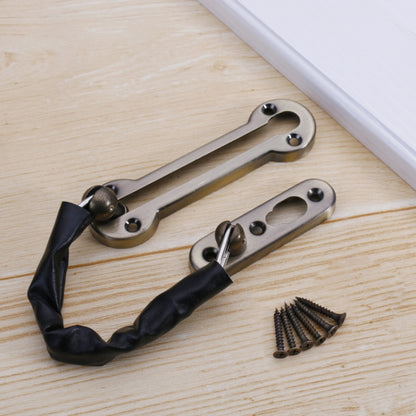 2 PCS หนา Anti-Theft CHAIN สแตนเลสสตีลสลักเกลียวประตูโรงแรมประตูหัวเข็มขัดโซ่ประตู, Large (Silver), Large (Gold), Large (Red Bronze), Large (Green Bronze), Medium (Stainless Steel Color), Large (Black)
