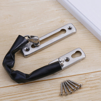 2 PCS หนา Anti-Theft CHAIN สแตนเลสสตีลสลักเกลียวประตูโรงแรมประตูหัวเข็มขัดโซ่ประตู, Large (Silver), Large (Gold), Large (Red Bronze), Large (Green Bronze), Medium (Stainless Steel Color), Large (Black)