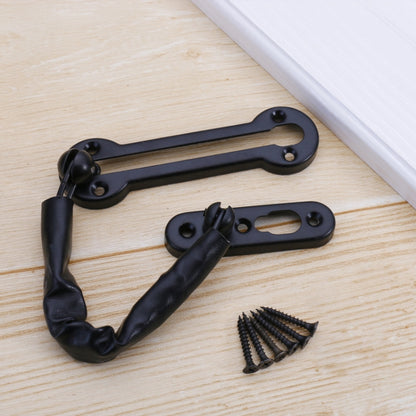 2 PCS หนา Anti-Theft CHAIN สแตนเลสสตีลสลักเกลียวประตูโรงแรมประตูหัวเข็มขัดโซ่ประตู, Large (Silver), Large (Gold), Large (Red Bronze), Large (Green Bronze), Medium (Stainless Steel Color), Large (Black)