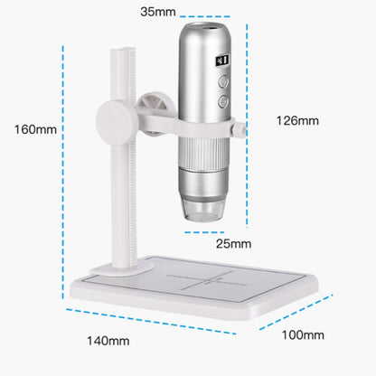 กล้องจุลทรรศน์อิเล็กตรอนไร้สาย WIFI 1080P HD การตรวจสอบการบำรุงรักษาแบบดิจิตอลแว่นขยาย