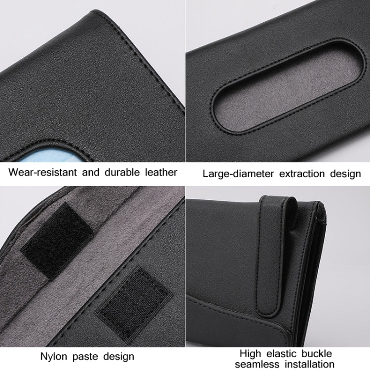 2 PCS รถแขวนประเภทกล่องกระดาษทิชชู Sun Visor ที่นั่งด้านหลังซันรูฟกล่องเก็บ