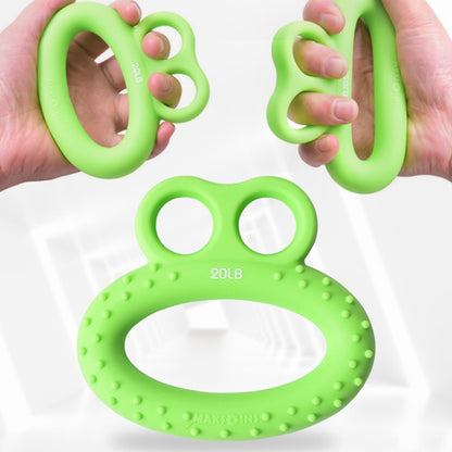 MAXSOINS MXO-DOUBLE-001 อุปกรณ์ฝึกจับนิ้วทรงกบ Finger Grip Ring, 20LB (Double-sided Green), 30LB (Double-sided Blue), 40LB (Double-sided Orange), 50LB (Double-sided Purple), 40LB (Bearded Grass Green), 20LB (Plane Green), 40LB (Plane Orange)           ...