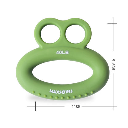 MAXSOINS MXO-DOUBLE-001 อุปกรณ์ฝึกจับนิ้วทรงกบ Finger Grip Ring, 20LB (Double-sided Green), 30LB (Double-sided Blue), 40LB (Double-sided Orange), 50LB (Double-sided Purple), 40LB (Bearded Grass Green), 20LB (Plane Green), 40LB (Plane Orange)           ...