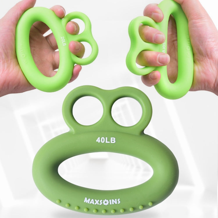 MAXSOINS MXO-DOUBLE-001 อุปกรณ์ฝึกจับนิ้วทรงกบ Finger Grip Ring, 20LB (Double-sided Green), 30LB (Double-sided Blue), 40LB (Double-sided Orange), 50LB (Double-sided Purple), 40LB (Bearded Grass Green), 20LB (Plane Green), 40LB (Plane Orange)           ...