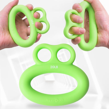 MAXSOINS MXO-DOUBLE-001 อุปกรณ์ฝึกจับนิ้วทรงกบ Finger Grip Ring, 20LB (Double-sided Green), 30LB (Double-sided Blue), 40LB (Double-sided Orange), 50LB (Double-sided Purple), 40LB (Bearded Grass Green), 20LB (Plane Green), 40LB (Plane Orange)           ...