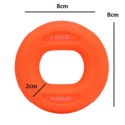2 PCS ปรับความแข็งแรงซิลิโคน Gripper กล้ามเนื้อแขนการฝึกอบรมการฟื้นฟูสมรรถภาพฟิตเนสอุปกรณ์, 20/30LB （Pink）, 30 / 40LB（Rose Red）, 40 / 50LB（Blue）, 50 / 60LB（Orange）, 70 / 80LB（Black）