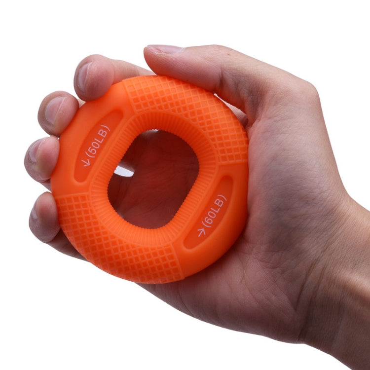 2 PCS ปรับความแข็งแรงซิลิโคน Gripper กล้ามเนื้อแขนการฝึกอบรมการฟื้นฟูสมรรถภาพฟิตเนสอุปกรณ์, 20/30LB （Pink）, 30 / 40LB（Rose Red）, 40 / 50LB（Blue）, 50 / 60LB（Orange）, 70 / 80LB（Black）