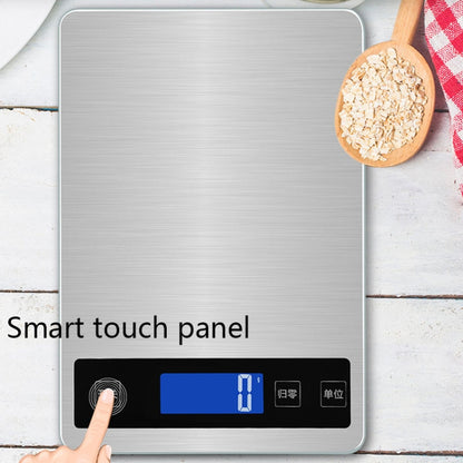 A10-1 แบบพกพา USB เครื่องชั่งในครัวเรือนอาหารเบเกอรี่ชา Quasi-Gram Weight Bench Scale, 5kg / 1g(White), 10kg / 1g(White), 15kg / 1g(White), 5kg / 1g(Rose Gold), 10kg / 1g(Rose Gold), 15kg / 1g(Rose Gold)