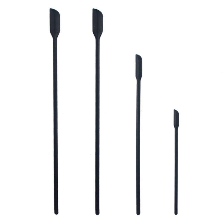 2 ชุด 4 in 1 ซิลิโคน Mini-Pointed Scraper ยาวเครื่องสำอางขวด Scraper Jam Spatula Set, 4 in 1 Red, 4 in 1 Black, 4 in 1 Colorful, 4 in 1 Purple, 4 in 1 Green