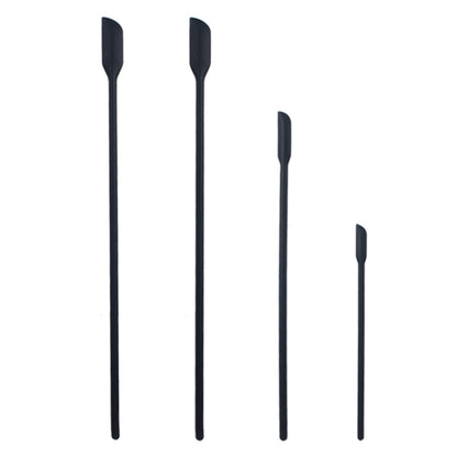 2 ชุด 4 in 1 ซิลิโคน Mini-Pointed Scraper ยาวเครื่องสำอางขวด Scraper Jam Spatula Set, 4 in 1 Red, 4 in 1 Black, 4 in 1 Colorful, 4 in 1 Purple, 4 in 1 Green