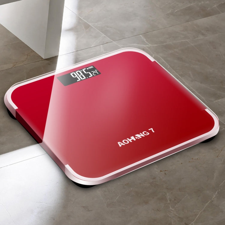 AOHANG7 เครื่องชั่งน้ำหนักแบบแม่นยำในบ้าน, Battery Version(Red), Battery Version(Rose Gold), Battery Version(Bright Black)