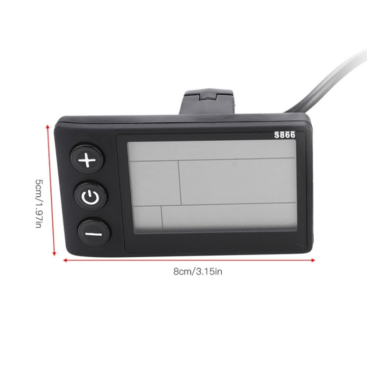 จอแสดงผล LCD แดชบอร์ดรถจักรยานไฟฟ้า, B Type 36V / 48V