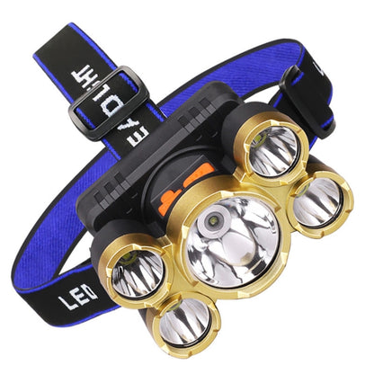 ขนาดใหญ่แบบชาร์จไฟได้ LED ตกปลาฉุกเฉินไฟหน้า Strong Long-Shot ไฟหน้าหัวติดตั้งความปลอดภัย Miner โคมไฟ