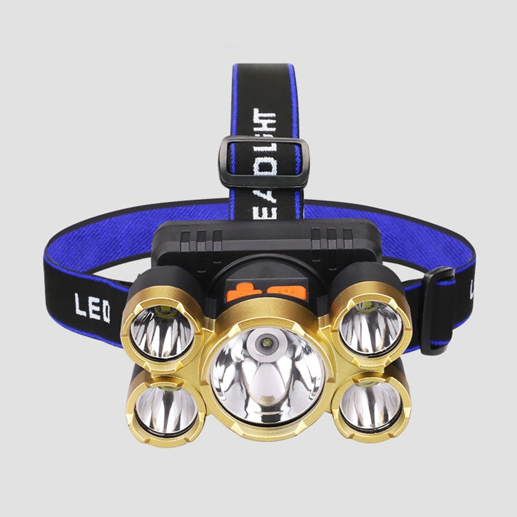 ขนาดใหญ่แบบชาร์จไฟได้ LED ตกปลาฉุกเฉินไฟหน้า Strong Long-Shot ไฟหน้าหัวติดตั้งความปลอดภัย Miner โคมไฟ