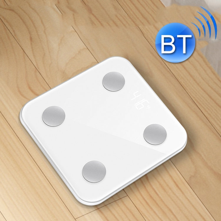 8066 Smart Body Fat Electronic Scale บ้านบลูทูธเครื่องชั่งน้ำหนัก, Battery Style(White), Charging Style(White)