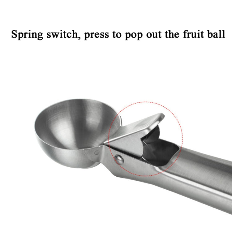 4 ชิ้นช้อนไอศครีมสแตนเลสช้อนขนมหวานที่ตักไอศกรีม, 4 PCS Stainless Steel