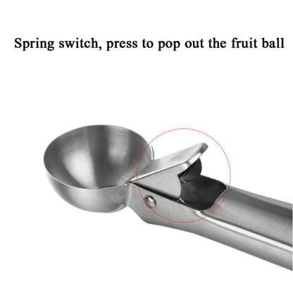 4 ชิ้นช้อนไอศครีมสแตนเลสช้อนขนมหวานที่ตักไอศกรีม, 4 PCS Stainless Steel