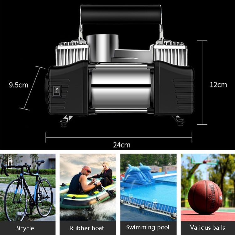 YR-106 12V รถ Inflatable เครื่องสูบน้ำ บ้านยางปั๊มลมแบบพกพา, YR-106