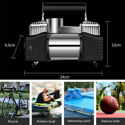 YR-106 12V รถ Inflatable เครื่องสูบน้ำ บ้านยางปั๊มลมแบบพกพา, YR-106