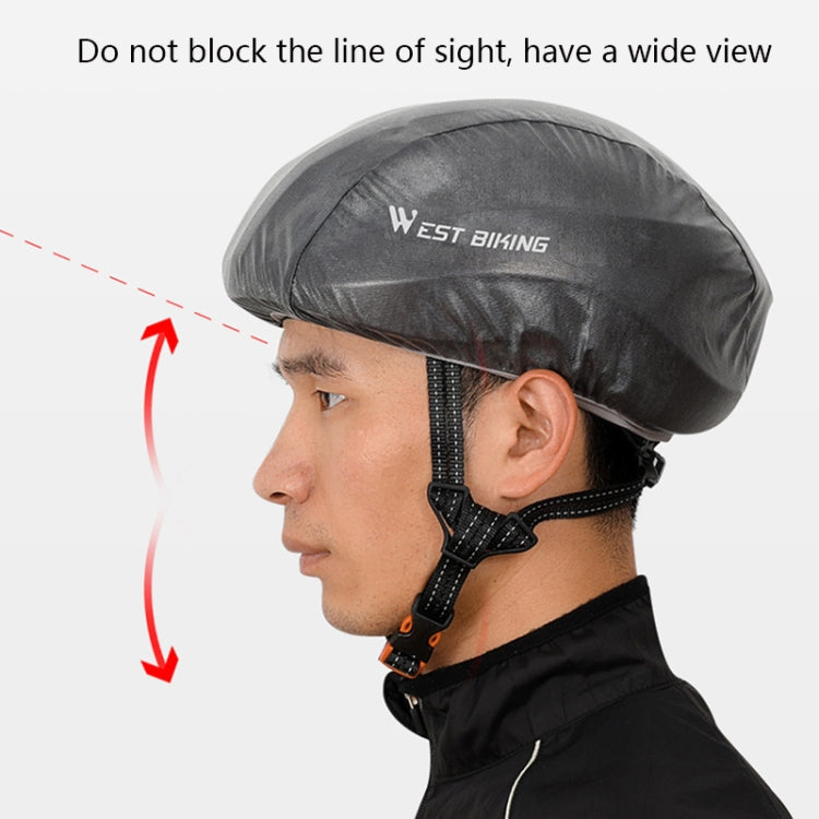 2 PCS WEST BIKING YP0708080 Mountain Road Bike หมวกกันน็อคขี่จักรยานกันลมกันฝุ่นสะท้อนแสงกันฝน, WEST BIKING YP0708080(Dark Grey), WEST BIKING YP0708080(Blue)