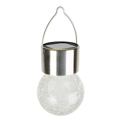 12 PCS Crackle Ball โคมไฟระย้าพลังงานแสงอาทิตย์สวนกลางแจ้ง Courtyard ไฟตกแต่งวันหยุดพร้อมคลิป, 12 PCS Crackle Ball White, 12 PCS Crackle Ball Warm, 12 PCS Crackle Ball Colorful