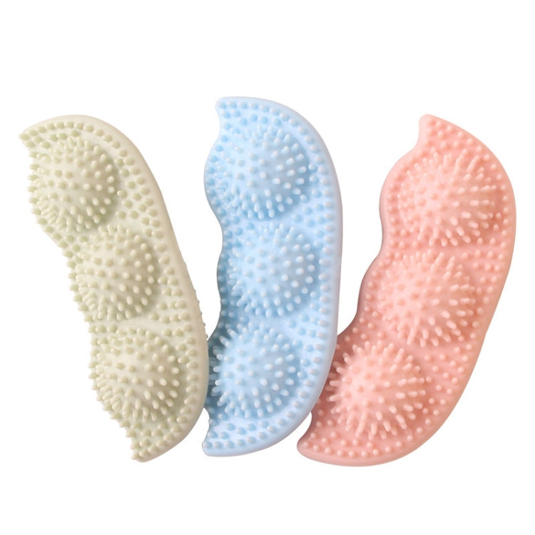 5 ชิ้นสุนัข TPR เคี้ยวฟันติดสัตว์เลี้ยงการฝึกอบรมแบบโต้ตอบของเล่นทนกัด, Blue, Green, Light Pink