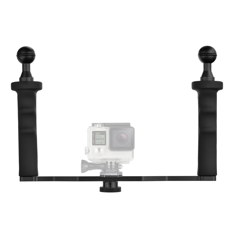 XTGP324A Dual Handle ถาดอลูมิเนียมโคลงสำหรับตัวเรือนกล้องใต้น้ำ