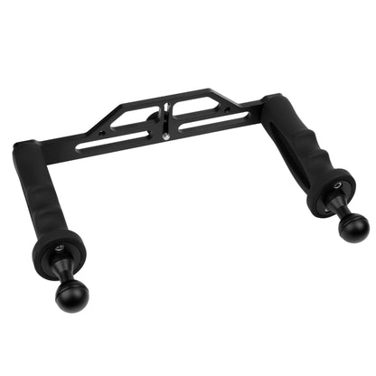 XTGP324A Dual Handle ถาดอลูมิเนียมโคลงสำหรับตัวเรือนกล้องใต้น้ำ