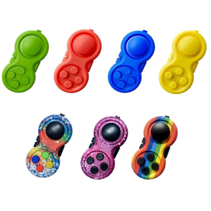 3 ชิ้นเกมบีบอัดจับของเล่นบีบอัด, Pure Blue, Pure Yellow, Pure Green, Pure Red, Doodle, Star Purple, Rainbow Color