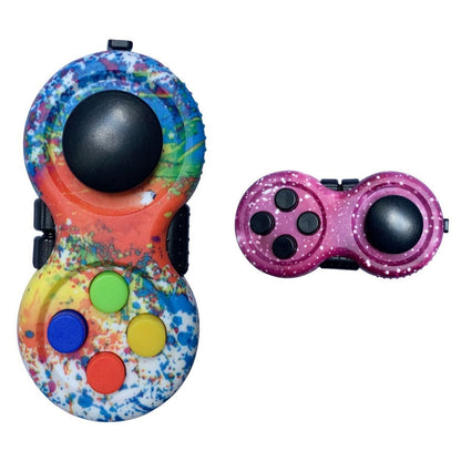 3 ชิ้นเกมบีบอัดจับของเล่นบีบอัด, Pure Blue, Pure Yellow, Pure Green, Pure Red, Doodle, Star Purple, Rainbow Color